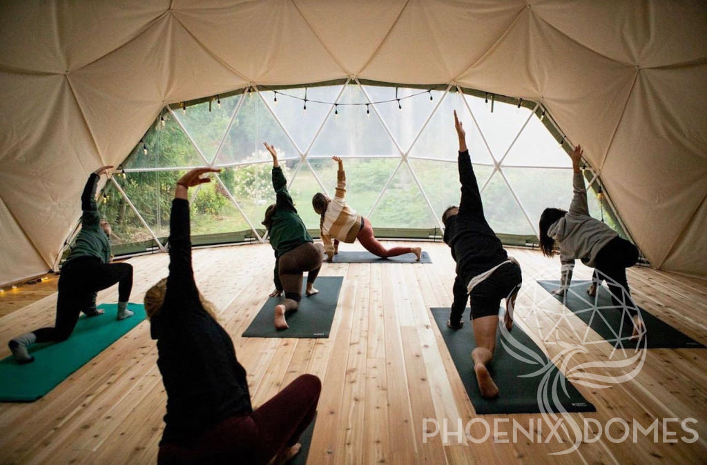 Phoenix Domes 4-Season DELUXE Glamping & Yoga Package Dome - 30'/9m
