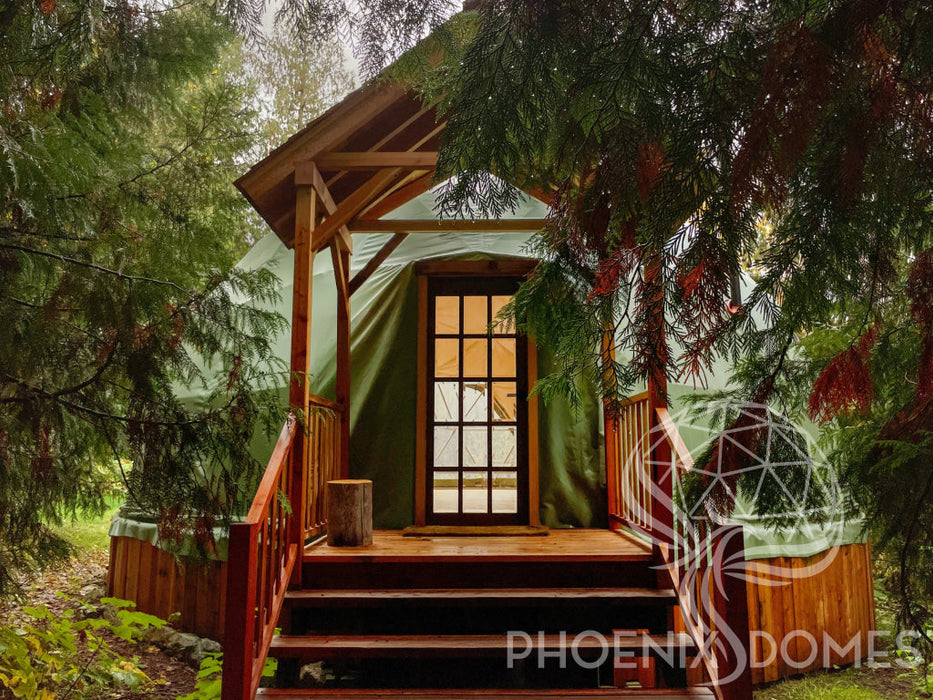 Phoenix Domes 4-Season DELUXE Glamping & Yoga Package Dome - 30'/9m