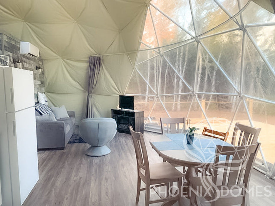 Phoenix Domes 4-Season DELUXE Glamping & Yoga Package Dome - 30'/9m