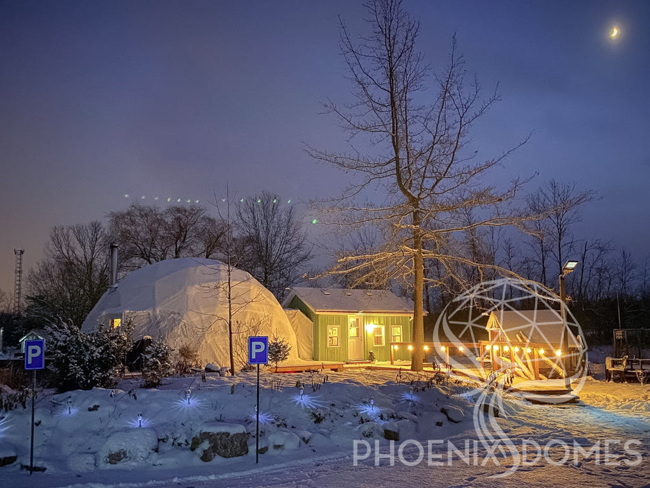 Phoenix Domes 4-Season DELUXE Glamping & Yoga Package Dome - 30'/9m