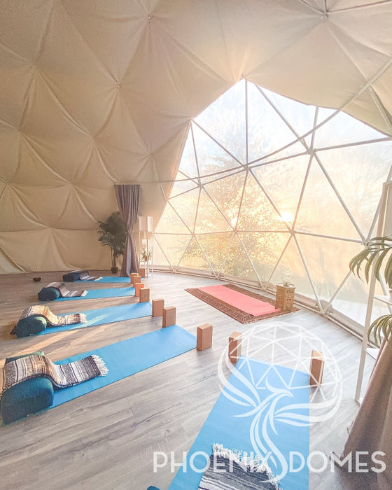 Phoenix Domes 4-Season DELUXE Glamping & Yoga Package Dome - 30'/9m