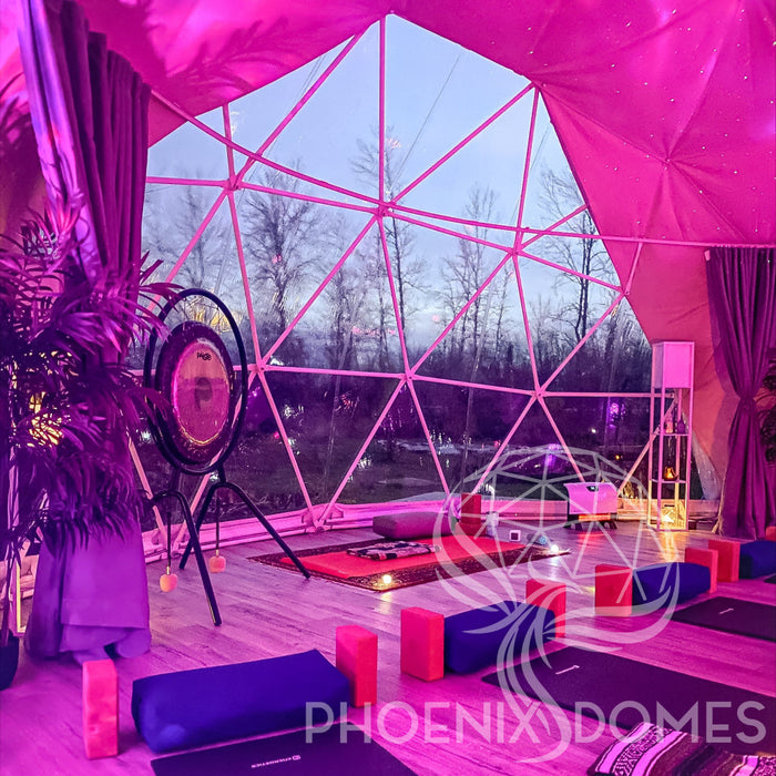Phoenix Domes 4-Season DELUXE Glamping & Yoga Package Dome - 30'/9m
