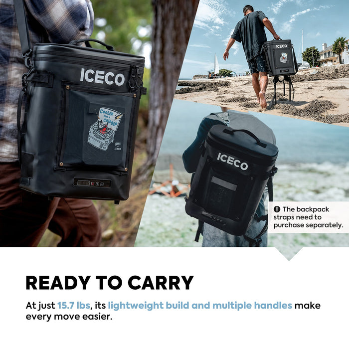 ICECO NEW! 13.5QT GOPACK12 Single Zone 12V Ice-Free Portable Freezer