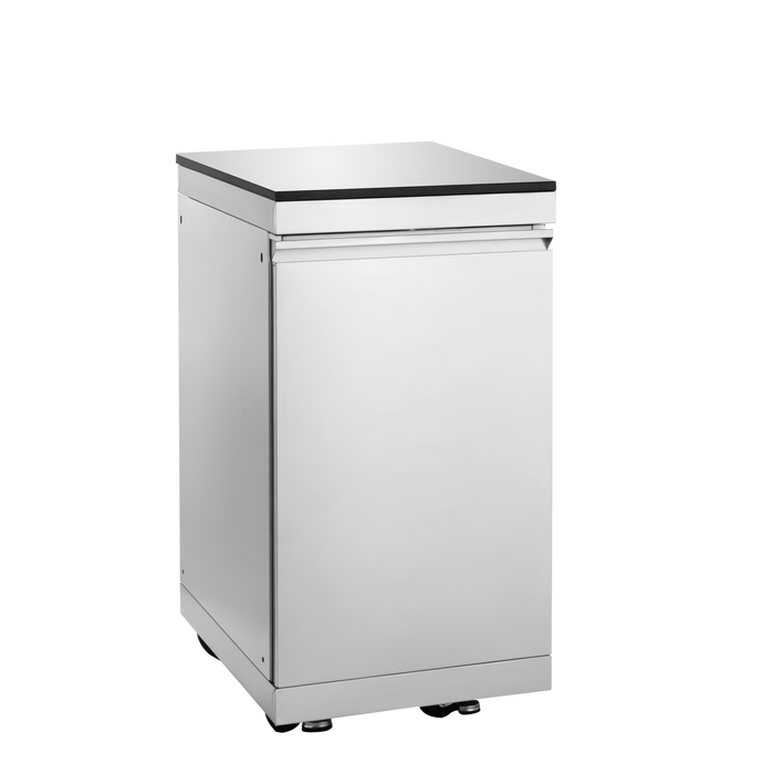 104" 4-Burner 72,000 BTU Silver Outdoor Kitchen Island Grill  with Storage Cabinets & Drawers
