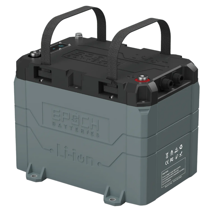 Epoch Batteries 24V 100Ah | Marine Battery | Lithium Trolling Motor Battery | Heated & Bluetooth | LiFePO4 Battery