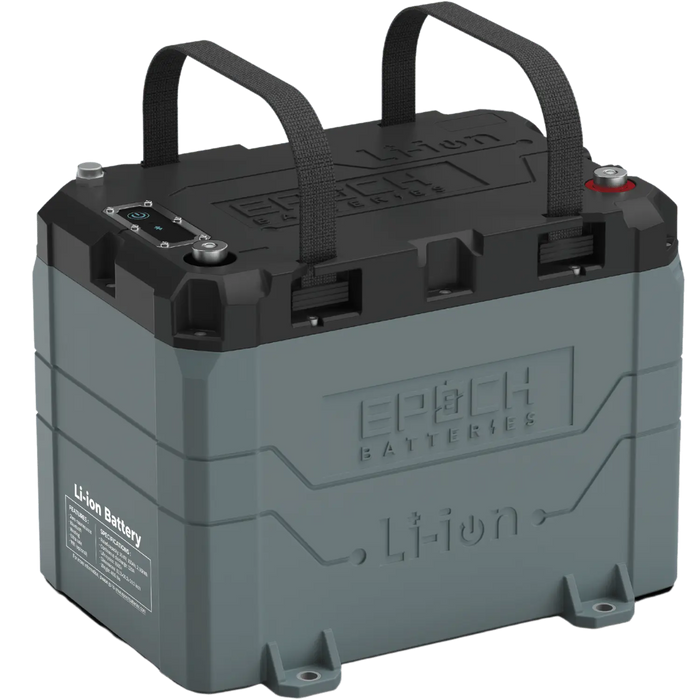 Epoch Batteries 24V 100Ah | Marine Battery | Lithium Trolling Motor Battery | Heated & Bluetooth | LiFePO4 Battery