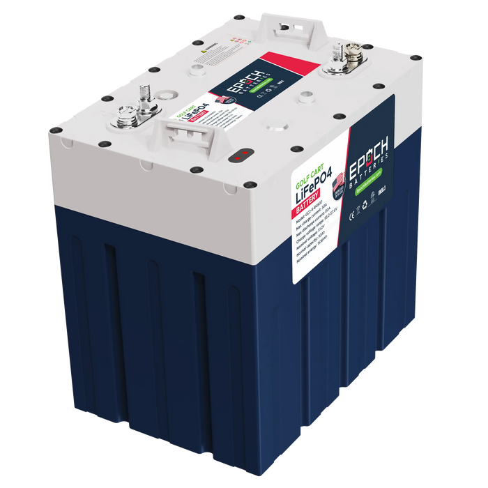 Epoch Batteries 48V 120Ah GC2 - Golf Cart LiFePO4 Lithium Battery - Complete Kit
