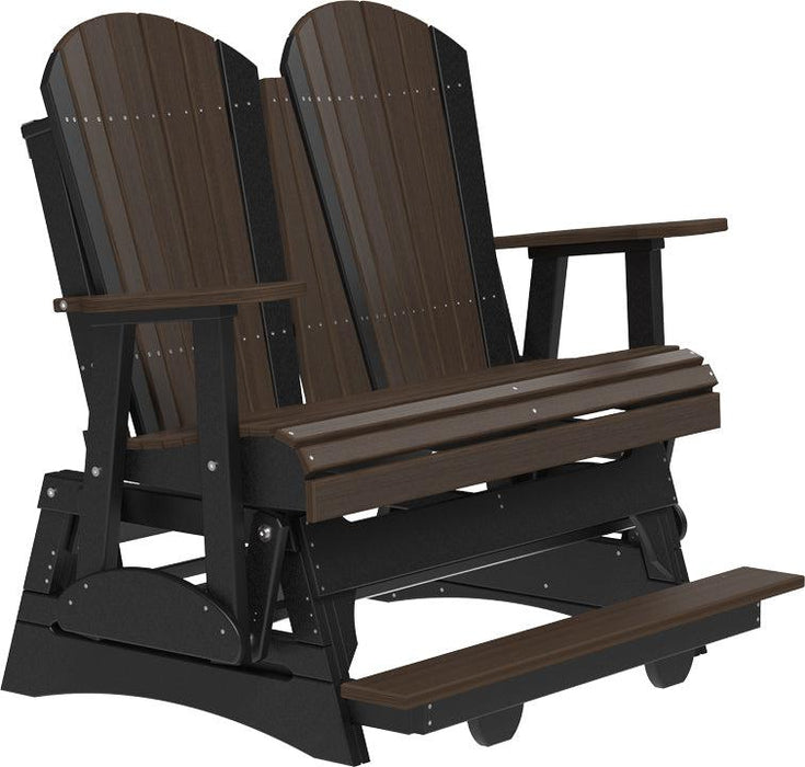 LuxCraft Recycled Plastic Counter Height 4' Adirondack Balcony Glider