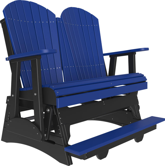LuxCraft Recycled Plastic Counter Height 4' Adirondack Balcony Glider