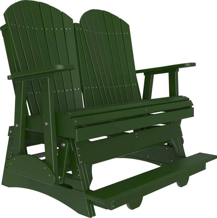 LuxCraft Recycled Plastic Counter Height 4' Adirondack Balcony Glider