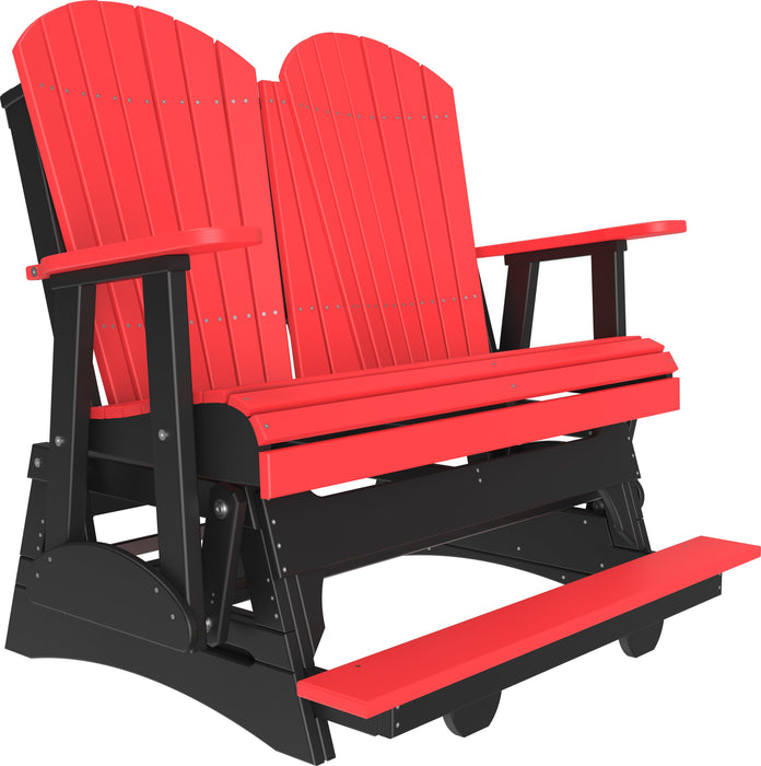 LuxCraft Recycled Plastic Counter Height 4' Adirondack Balcony Glider
