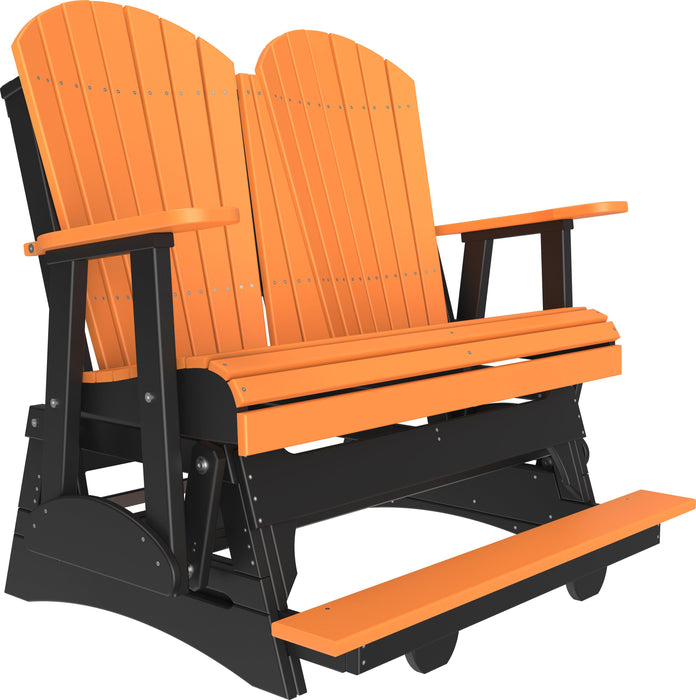 LuxCraft Recycled Plastic Counter Height 4' Adirondack Balcony Glider