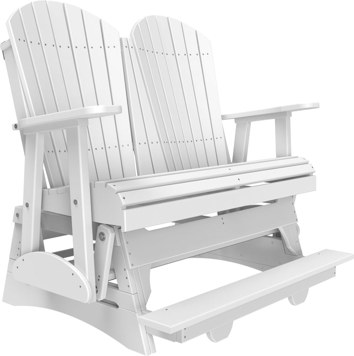 LuxCraft Recycled Plastic Counter Height 4' Adirondack Balcony Glider
