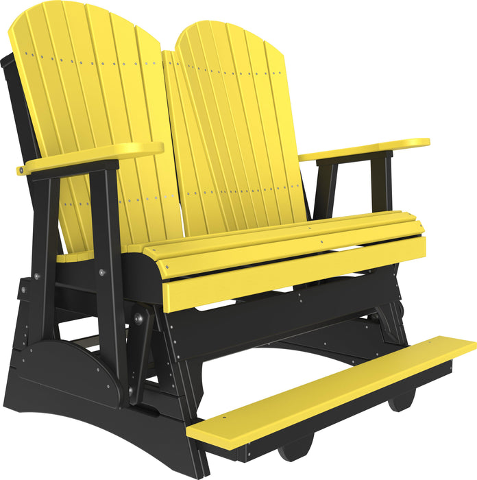 LuxCraft Recycled Plastic Counter Height 4' Adirondack Balcony Glider