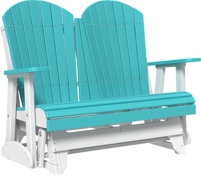 LuxCraft Recycled Plastic 4' Adirondack Glider Chair