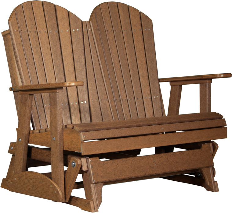 LuxCraft Recycled Plastic 4' Adirondack Glider Chair