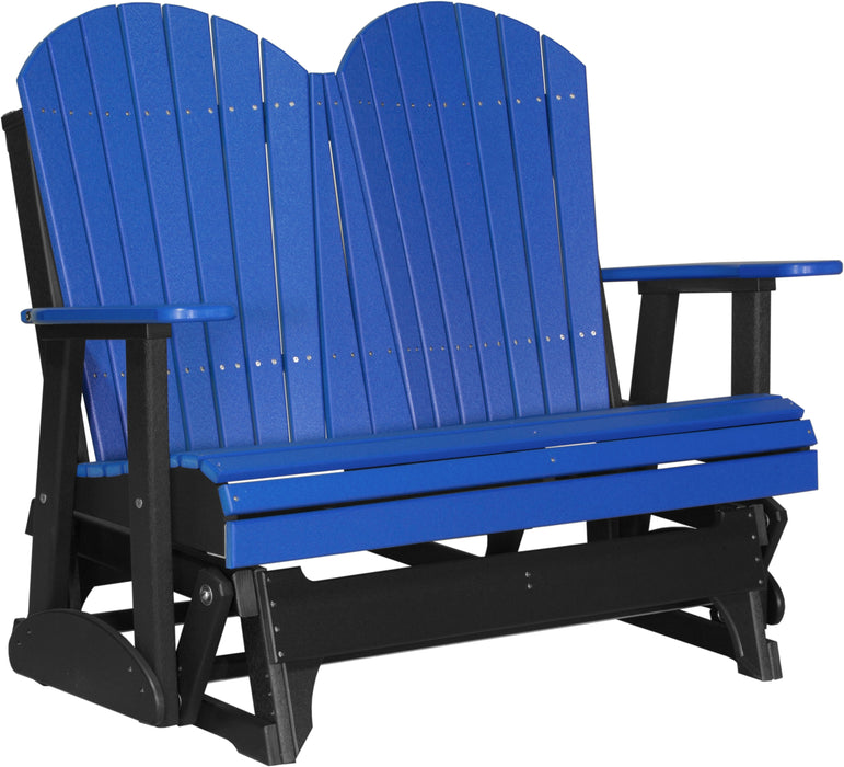 LuxCraft Recycled Plastic 4' Adirondack Glider Chair