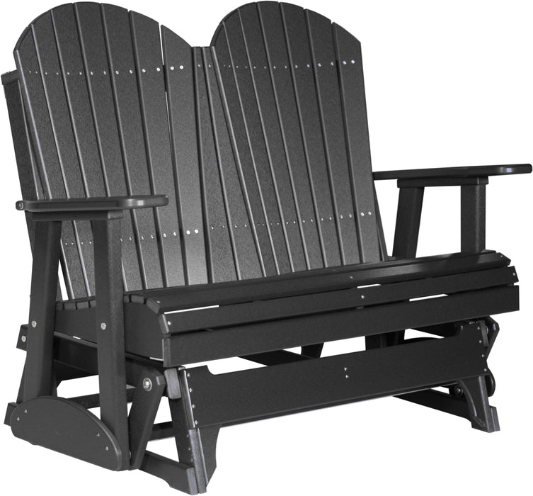 LuxCraft Recycled Plastic 4' Adirondack Glider Chair