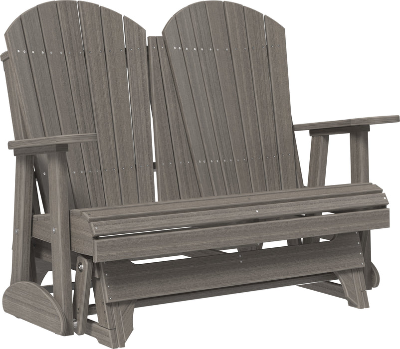 LuxCraft Recycled Plastic 4' Adirondack Glider Chair