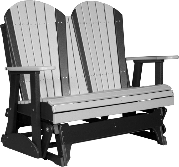 LuxCraft Recycled Plastic 4' Adirondack Glider Chair