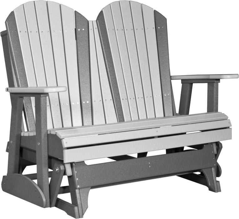 LuxCraft Recycled Plastic 4' Adirondack Glider Chair