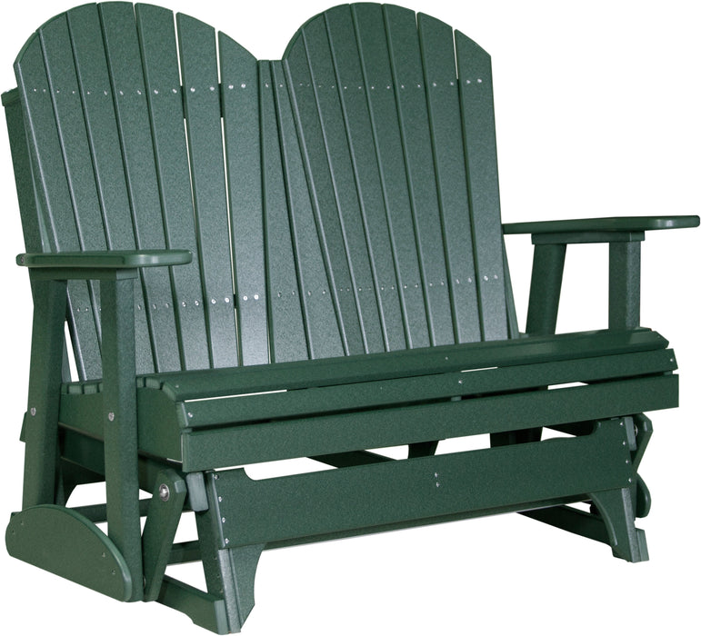 LuxCraft Recycled Plastic 4' Adirondack Glider Chair