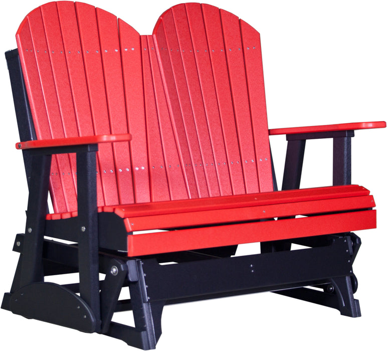 LuxCraft Recycled Plastic 4' Adirondack Glider Chair