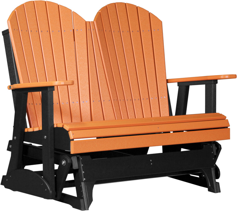 LuxCraft Recycled Plastic 4' Adirondack Glider Chair