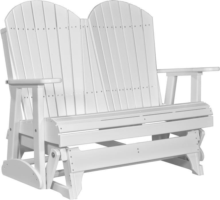 LuxCraft Recycled Plastic 4' Adirondack Glider Chair