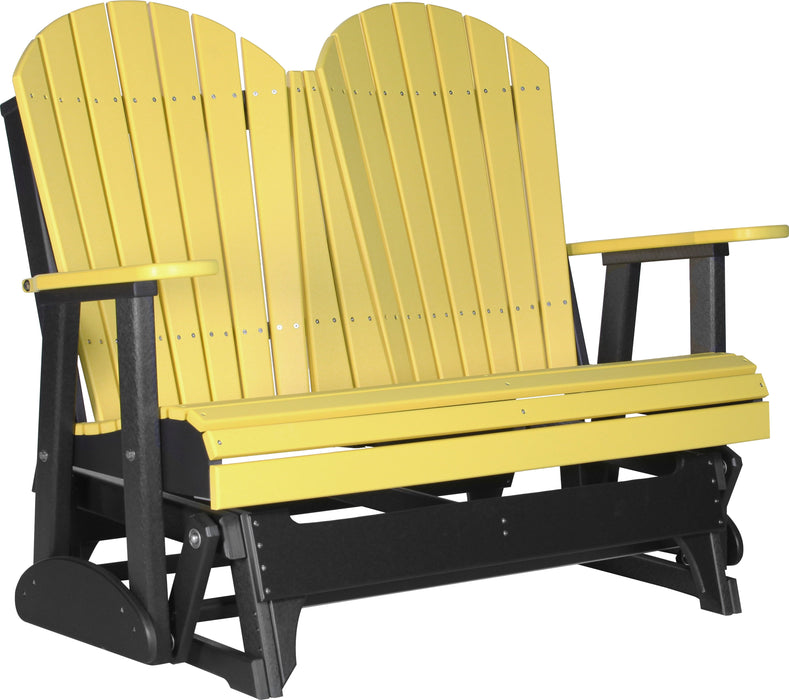 LuxCraft Recycled Plastic 4' Adirondack Glider Chair