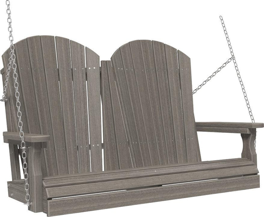 LuxCraft Adirondack 4ft. Recycled Plastic Porch Swing