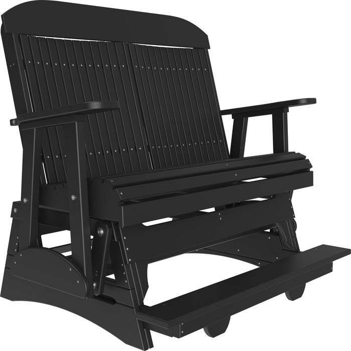 LuxCraft Counter Height Recycled Plastic 4' Classic Balcony Glider