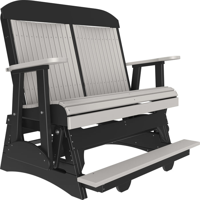 LuxCraft Counter Height Recycled Plastic 4' Classic Balcony Glider
