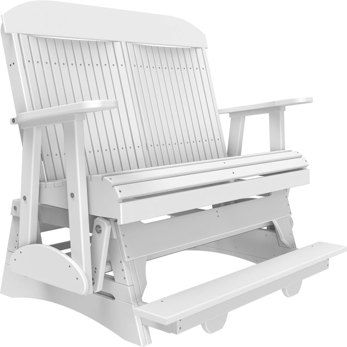 LuxCraft Counter Height Recycled Plastic 4' Classic Balcony Glider