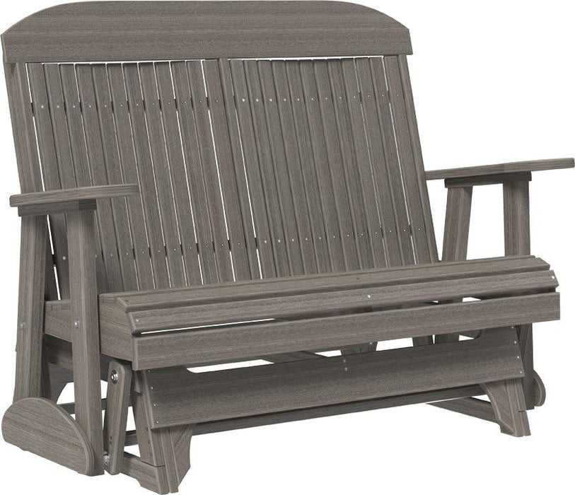 LuxCraft Classic Highback 4ft. Recycled Plastic Patio Glider