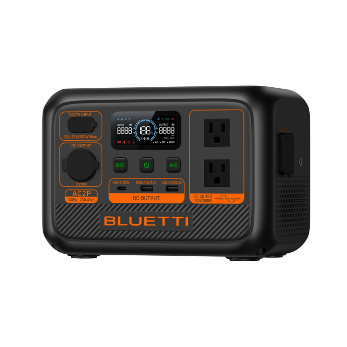 BLUETTI AC2P 300W 230.4Wh Portable Power Station
