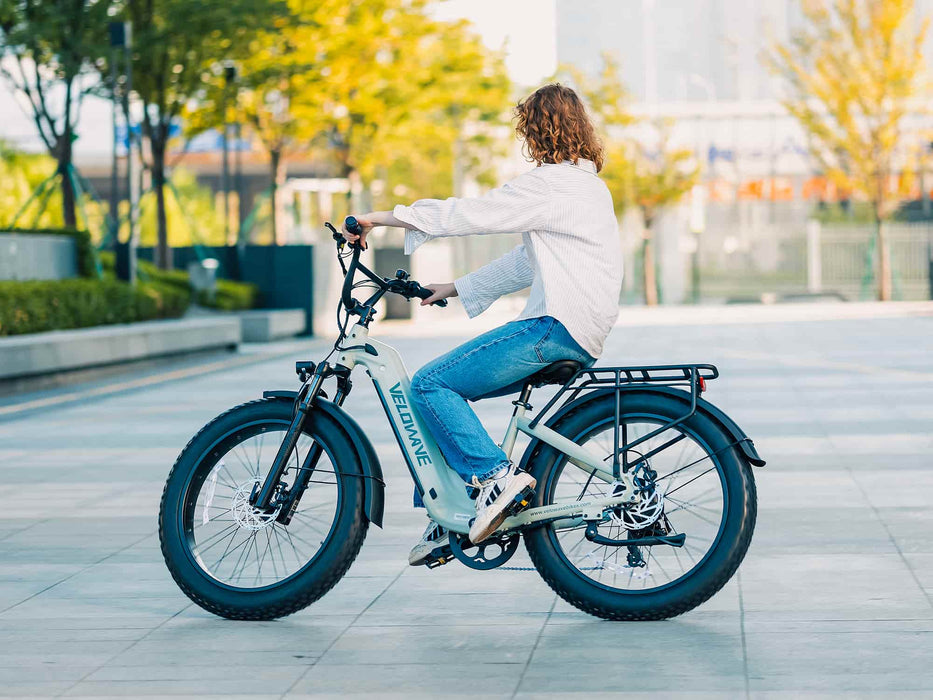 Velowave Ranger Step-Thru 3.0 Torque Sensor Electric Bike, 750W Motor, 48V Battery, 28 MPH