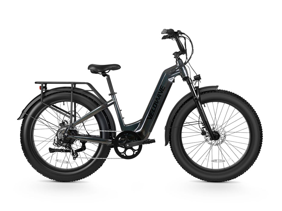 Velowave Ranger Step-Thru 3.0 Torque Sensor Electric Bike, 750W Motor, 48V Battery, 28 MPH