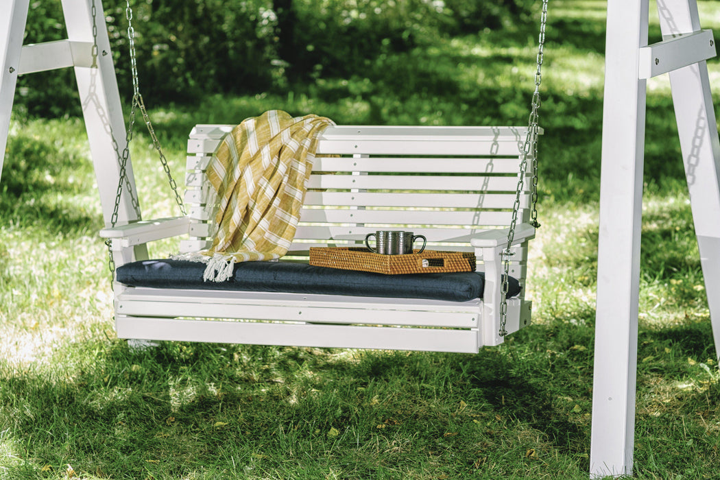 LuxCraft Rollback 4ft. Recycled Plastic Porch Swing