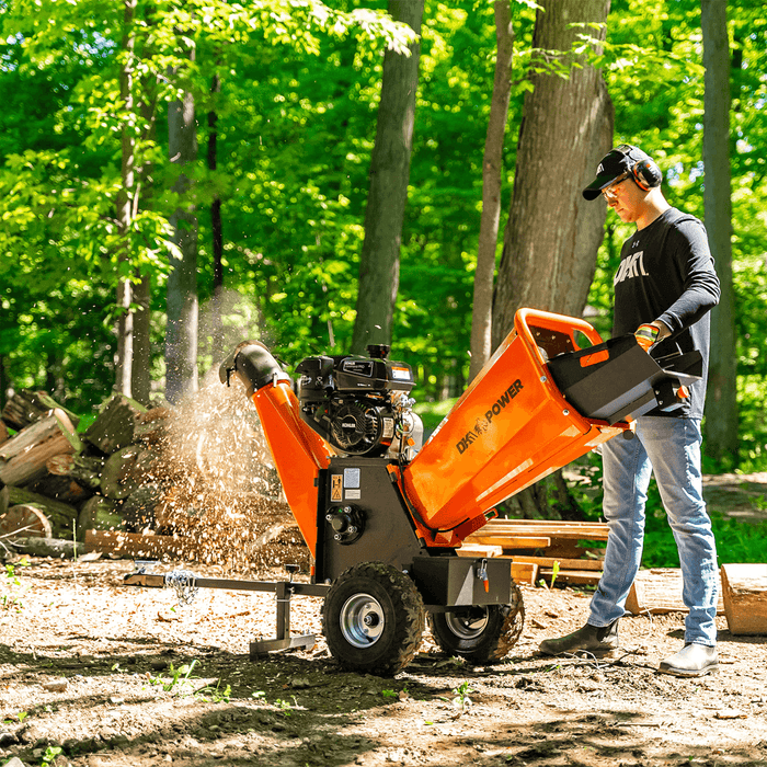 4" 7 HP 208cc Kinetic Drum Chipper