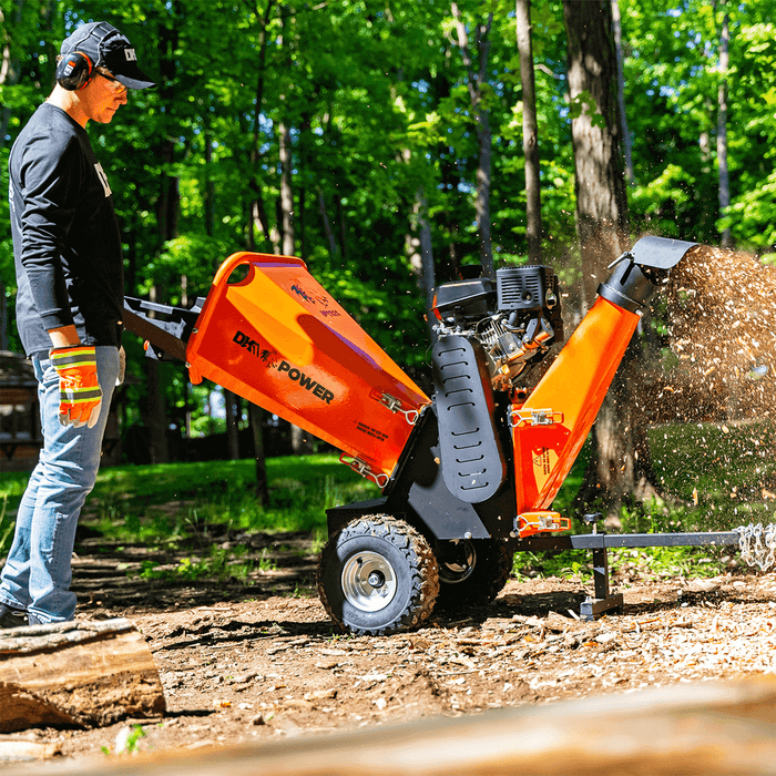 4" 7 HP 208cc Kinetic Drum Chipper