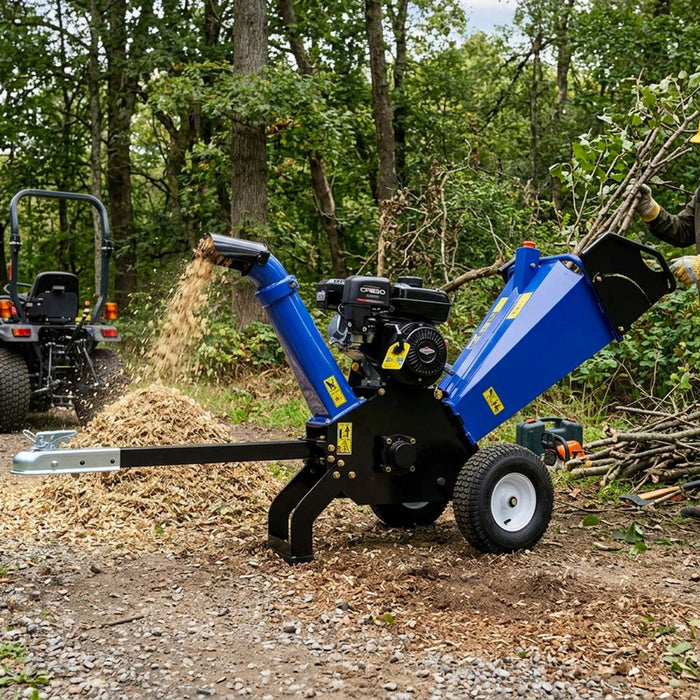 4" 6.5 HP 208cc Gas Powered Wood Chipper