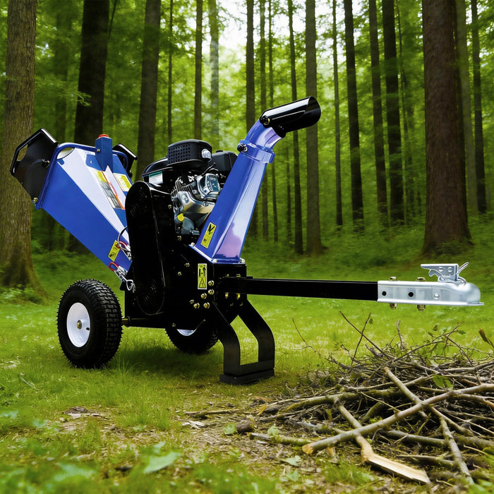 4" 6.5 HP 208cc Gas Powered Wood Chipper