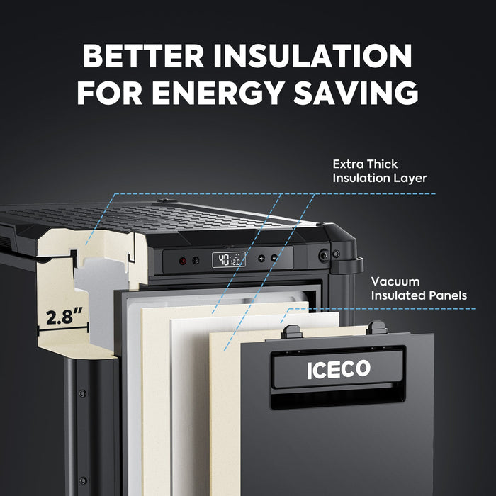ICECO NEW! 44.4QT VL45PLUS 3 Ways Access Fridge Freezer