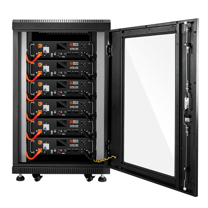 Rich Solar ALPHA 5 PRO | 51.2V 100Ah LiFePO4 Battery | Premium 48V Server Rack Lithium Battery for Residential, Commercial, RVs, Off-Grid | 7,000 Lifetime Cycles | 10 Year Warranty | UL1973, UL9540A Certified
