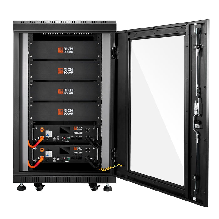 Rich Solar ALPHA 5 PRO | 51.2V 100Ah LiFePO4 Battery | Premium 48V Server Rack Lithium Battery for Residential, Commercial, RVs, Off-Grid | 7,000 Lifetime Cycles | 10 Year Warranty | UL1973, UL9540A Certified