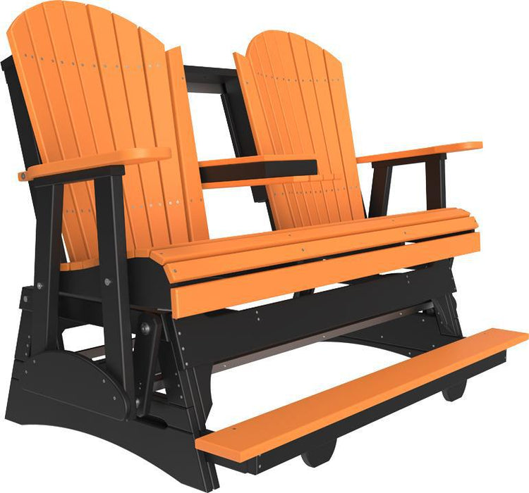 LuxCraft Counter Height Recycled Plastic 5' Adirondack Balcony Glider