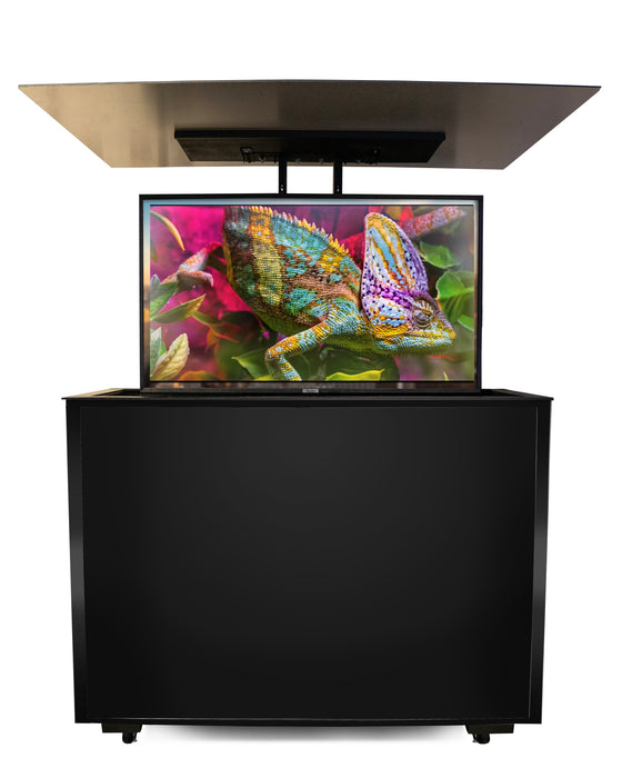 MirageVision 75" Outdoor TV Premium Lift Cabinet
