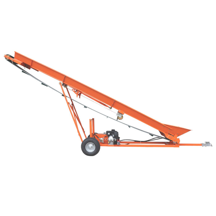 6.5HP Firewood Conveyor Max. 9.8ft Lift Height with B&S Engine and 12" PVC Belt