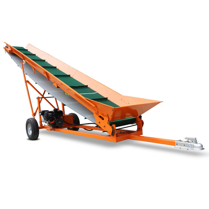 6.5HP Firewood Conveyor Max. 9.8ft Lift Height with B&S Engine and 12" PVC Belt